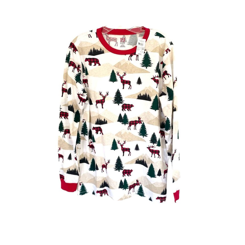 PJ Place Christmas Pyjamas Top 100% Cotton